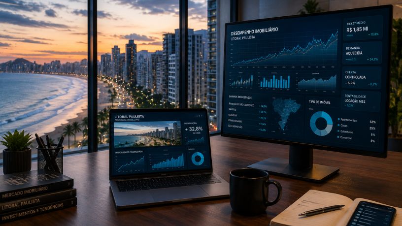 O Desenvolvimento Imobiliário e o Novo Perfil do Consumo de Dados Financeiros no Litoral Paulista