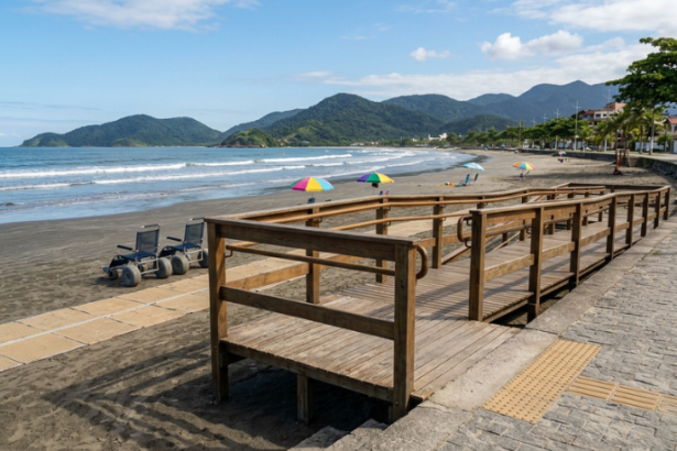 Bertioga ganha destaque em turismo inclusivo e amplia opções de acessibilidade para moradores e visitantes