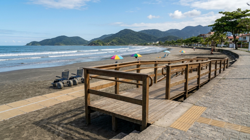 Bertioga ganha destaque em turismo inclusivo e amplia opções de acessibilidade para moradores e visitantes